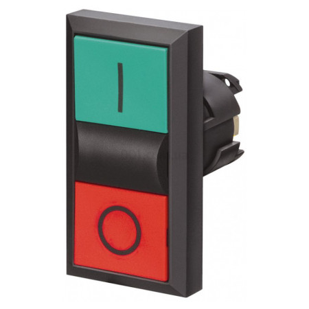 Кнопка нажимная двойная пружинная зеленая/красная, Schrack Technik (MST29020--) фото
