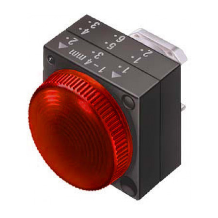 Світлосигнальна лампа IP65 червона, Schrack Technik (MSM12000--) фото