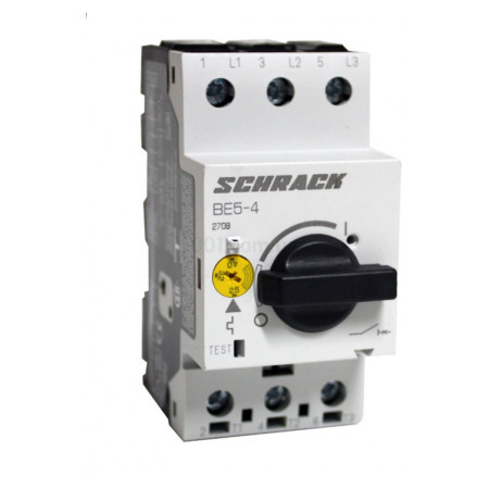 Автоматический выключатель защиты двигателя (АВЗД) 2.5-4.0А BE5, Schrack Technik (BE504000--) фото