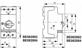 Автоматичний вимикач захисту двигуна (АВЗД) 4.0-6.3А BE5, Schrack Technik зображення 2 (габаритні розміри)