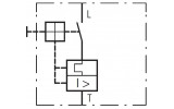 Автоматичний вимикач захисту двигуна (АВЗД) 16-25А BE6, Schrack Technik зображення 3 (схема)