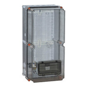 Коробка розподільча пластикова ZP50 IP55 (505×250×204) з віконцем під 8 модулів, TAREL (E.NEXT) міні-фото