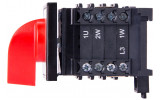 Пакетный переключатель щитовой с передней панелью LK40/4.322-ZP/45, 4P 40 А «0-1-2», TAREL (E.NEXT) изображение 3