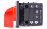 Пакетный переключатель щитовой с передней панелью LK40/3.323-ZP/45, 3P 40 А «1-0-2», TAREL (E.NEXT) изображение 3
