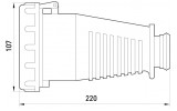 Габаритные размеры переносной силовой розетки TAREL (E.NEXT) артикул 2666-337 изображение