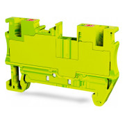 Клемма заземления пружинная наборная PFT 2,5 E желтая-зеленая, TBLOC мини-фото