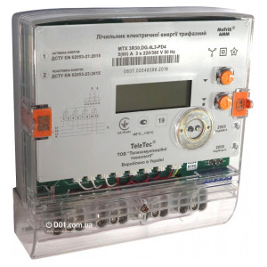 Счетчик электроэнергии MTX 3R30.DG.4L3-PD4 «Matrix AMM» трехфазный 5(80) А 3×220/380 В многотарифный, TeleTec Счетчик электроэнергии MTX 3R30.DG.4L3-PD4 «Matrix AMM» трехфазный 5(80) А 3×220/380 В многотарифный, TeleTec фото