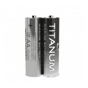 Батарейка лужна LR6/AA упаковка shrink 2 шт., TITANUM міні-фото
