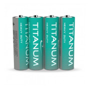 Батарейка сольова R6P/AA упаковка shrink 4 шт., TITANUM міні-фото