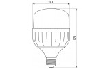 Светодиодная (LED) лампа A100 30Вт E27 6500К, TITANUM изображение 3 (габаритные размеры)