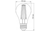 Світлодіодна (LED) лампа Filament A60 7Вт E27 2200K бронза, TITANUM зображення 3 (габаритні розміри)
