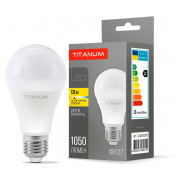 Светодиодная (LED) лампа A60 12Вт E27 3000K, TITANUM мини-фото