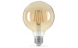 Светодиодная (LED) лампа Filament G95 6Вт E27 2200K бронза, TITANUM изображение 2
