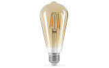 Светодиодная (LED) лампа Filament ST64 6Вт E27 2200K бронза, TITANUM изображение 2