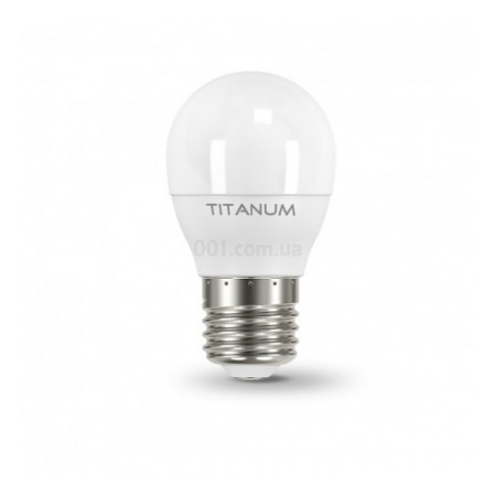 Світлодіодна (LED) лампа G45 5Вт 4100K E27, TITANUM (23694) фото