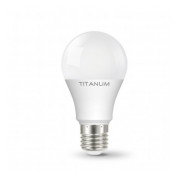 Светодиодная (LED) лампа A60 10Вт 4100K E27, TITANUM мини-фото