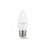 Светодиодная (LED) лампа C37 5Вт 4100K E27, TITANUM мини-фото