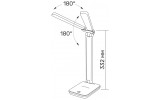 Лампа настольная светодиодная (LED) с аккумулятором TLTF-010W 7Вт 400лм 2700-6000K белая, TITANUM изображение 5 (габаритные размеры)