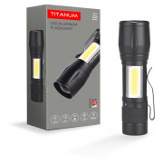 Ліхтарик світлодіодний (LED) портативний TLF-T01 120лм 6500K чорний, TITANUM міні-фото