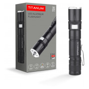 Ліхтарик світлодіодний (LED) портативний TLF-T04 300лм 6500K чорний, TITANUM міні-фото