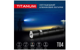 Фонарик светодиодный (LED) портативный TLF-T04 300лм 6500K черный, TITANUM изображение 3