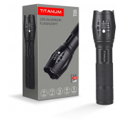 Ліхтарик світлодіодний (LED) портативний TLF-T05 300лм 6500K чорний, TITANUM міні-фото