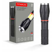 Ліхтарик світлодіодний (LED) портативний TLF-T06 300лм 6500K чорний, TITANUM міні-фото