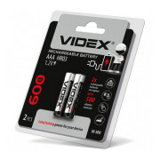 Аккумулятор HR03/AAA 600mAh упаковка blister 2 шт., VIDEX мини-фото