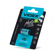 Батарейка літієва CR2 упаковка blister 1 шт., VIDEX міні-фото