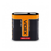 Батарейка солевая 3R12 упаковка shrink 1 шт., VIDEX Батарейка солевая 3R12 упаковка shrink 1 шт., VIDEX мини-фото