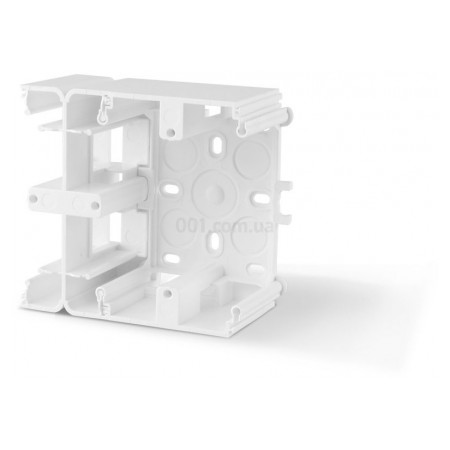 Модуль коробки накладного монтажу BINERA білий, VIDEX (VF-BNMB2-W) фото