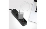 Сетевой удлинитель с заземлением 3 гнезда 3м (3×1.5 мм²) с кнопкой черный ONCORD, VIDEX изображение 9 (применение)