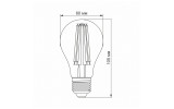 Светодиодная (LED) лампа Filament A60FA 10Вт E27 2200K бронза, VIDEX изображение 3 (габаритные размеры)