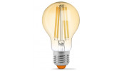 Светодиодная (LED) лампа Filament A60FA 10Вт E27 2200K бронза, VIDEX изображение 2