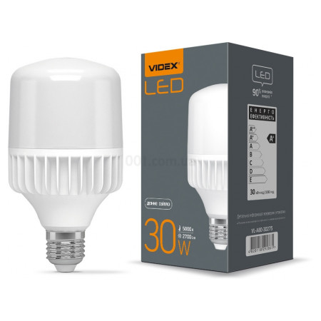Світлодіодна (LED) лампа A80 30Вт E27 5000K, VIDEX (VL-A80-30275) фото
