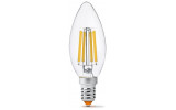 Светодиодная (LED) лампа Filament C37F 6Вт E14 3000K, VIDEX изображение 2