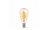 Светодиодная (LED) лампа Filament ST64FASD 5Вт E27 2200K диммерная бронза, VIDEX изображение 2