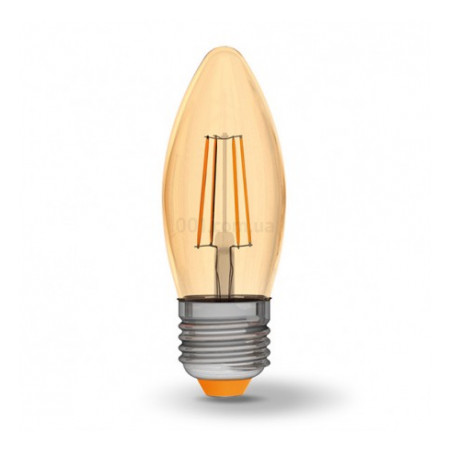 Світлодіодна (LED) лампа Filament C37FA 4Вт 2200K E27, VIDEX (23683) фото