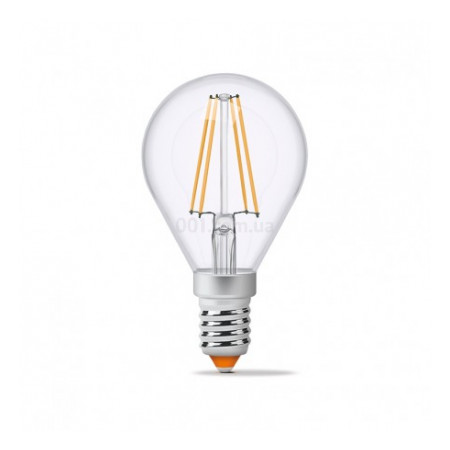 Світлодіодна (LED) лампа Filament G45F 4Вт 4100K E14, VIDEX (23687) фото