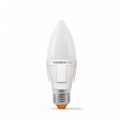 Світлодіодна (LED) лампа C37 7Вт 4100K E27, VIDEX Світлодіодна (LED) лампа C37 7Вт 4100K E27, VIDEX міні-фото