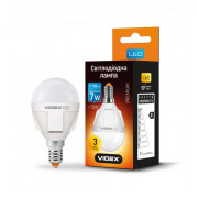 Светодиодная (LED) лампа G45 7Вт 4100K E14, VIDEX мини-фото