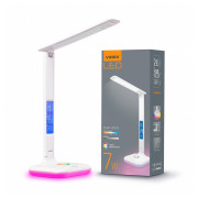 Лампа настільна світлодіодна (LED) TF05W-RGB 7Вт 300лм 3000-5500K біла, VIDEX міні-фото