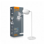 Лампа настільна світлодіодна (LED) з акумулятором VLE-TF18W 3Вт 300лм 3000-5500K біла, VIDEX міні-фото