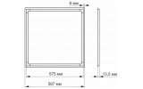 Панель світлодіодна (LED) ART 40Вт 4100K, VIDEX зображення 3 (габаритні розміри)