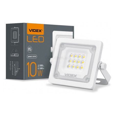Прожектор светодиодный (LED) F2e 10Вт 1000лм 5000K IP65 белый, VIDEX (VL-F2e-105W) фото