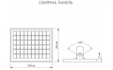 Фонарь светодиодный (LED) уличный автономный 30Вт 2500лм 5000K IP65, VIDEX изображение 9 (габаритные размеры)