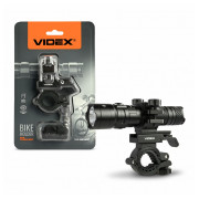 Велосипедний тримач для ліхтариків універсальний VLF-ABH-287 чорний, VIDEX міні-фото