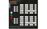 Фонарик светодиодный (LED) тактический VLF-AT255RG 2000лм 5000K черный, VIDEX изображение 12