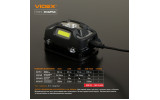 Фонарик светодиодный (LED) налобный VLF-H025C 310лм 5000K черный, VIDEX изображение 12