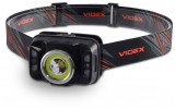 Фонарик светодиодный (LED) налобный VLF-H035C 410лм 5000K черный, VIDEX изображение 2